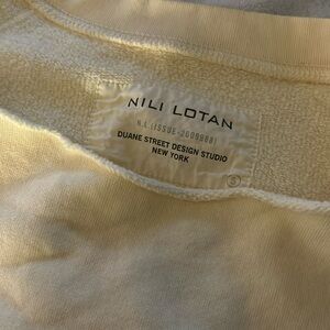 Nili Lotan luka scoop neck sweatshirt